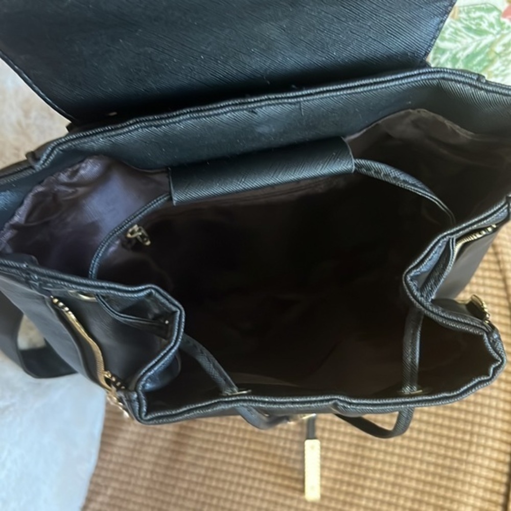 Black and gold accent book bag - Picture 3 of 3